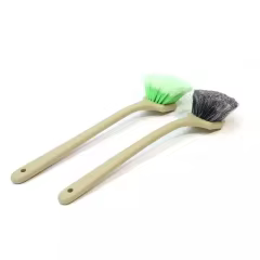 21-Inch Long Green Soft PP Tire Cleaning Brush Car Wash and Detailing Brush Plastic Material for Car Wheel Care