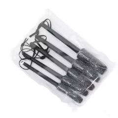Set of 5 Soft PP Plastic Auto Detailing Brushes Car Wash and Dust Brushes 5 Pcs Pack