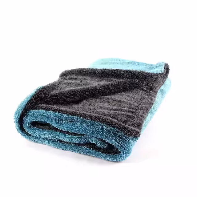1200GSM 50*70 CM Ultra-fine Fiber Double -layer Two-color Distorted Details Towels for Car Care
