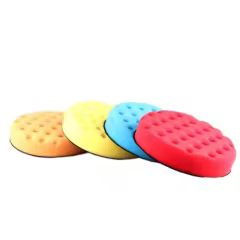 Red 5.5 Inch DA RO Car Polisher Buffing Pad Key Words Extracted From Title Based on Given Guidelines