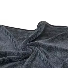 Gray 600gsm 0.7x0.9m Drying Cloth Microfiber Towel for Car Care