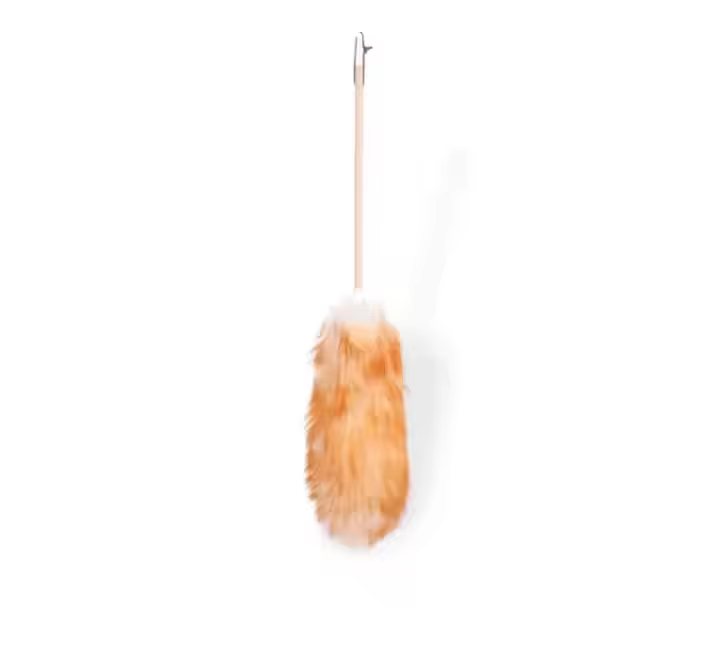 Car Interior Dust Removal Cleaning Wool duster Bamboo Handle Wool Lamb Soft Dust Collector for Car Cleaning
