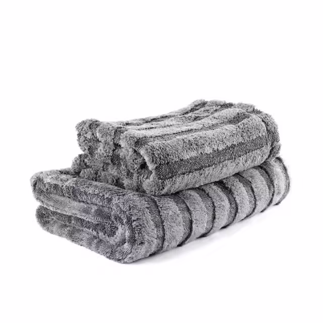 40*40cm Double-Sided 1200Gsm Microfiber Drying Towel for Car Care Lightweight Fiber Car Wash Towel