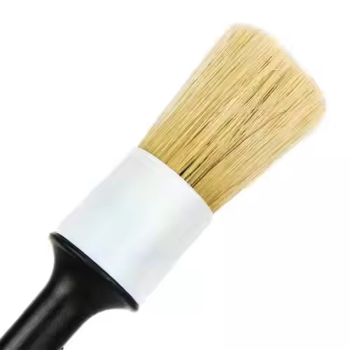 Portable 3 Pcs Set Auto Cleaning Soft Boar Hair Car Detailing Brush for Car Wash & Dust Removal