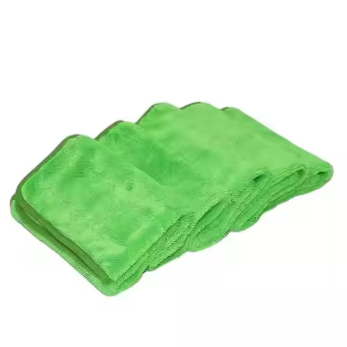 Green 600 Gsm 50x70 cm Detailing Drying Cloth Microfiber Towel for Car Care Washing