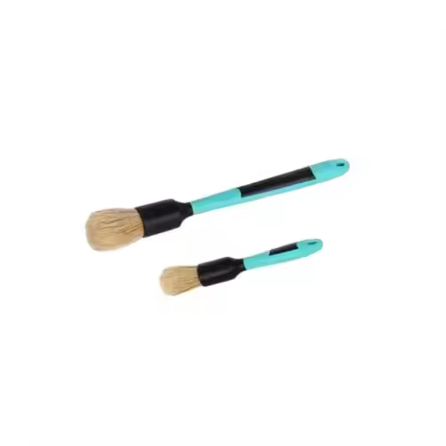 Two-color 100% Bristle Brush Super Soft Bristles Cleaning Brush Car Interior Dust Cleaning Detail Brush Set
