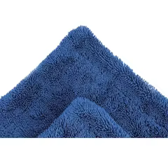 40x40cm Blue Microfibre Polyester Car Care Cloth 500gsm 1200gsm Detailing Cleaning Drying Washing Towel