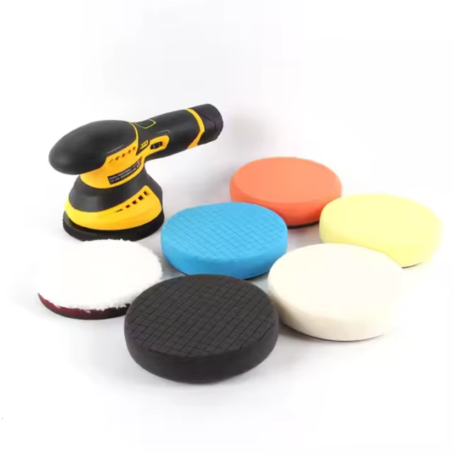 7-Piece 5 Inch Car Detailing Kit Car Buffing and Polishing Foam Sponge Pad Sets