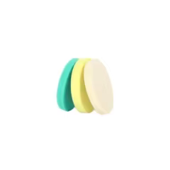 5.5 Inch RO Sponge Polishing Pads Double Layer EVA+ Foam Cut/Polish/Finish Pads for Car Detailing Block Pattern