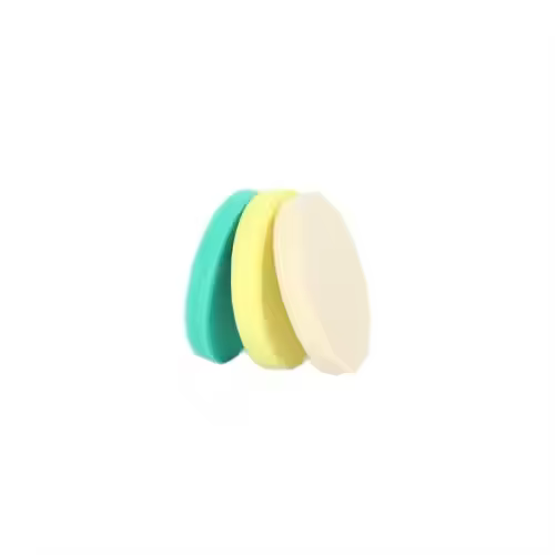 5.5 Inch RO Sponge Polishing Pads Double Layer EVA+ Foam Cut/Polish/Finish Pads for Car Detailing Block Pattern