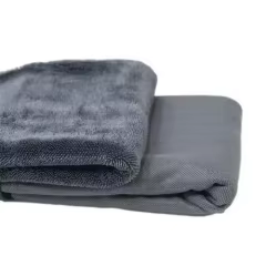 Newest 600gsm Gray Microfiber Towel 0.5x0.7m Drying Cloth for Car Care and Cleaning 1200gsm Weight Car Wash Towel