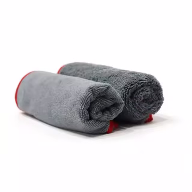 Professional Dual Action Long Short Side Car Polishing Towel Black/Gray/Yellow/Blue-for Drying Car Wash Towel