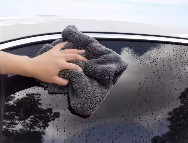 Customized Design Lightweight Auto Microfiber Car Cleaning Towel Absorbent