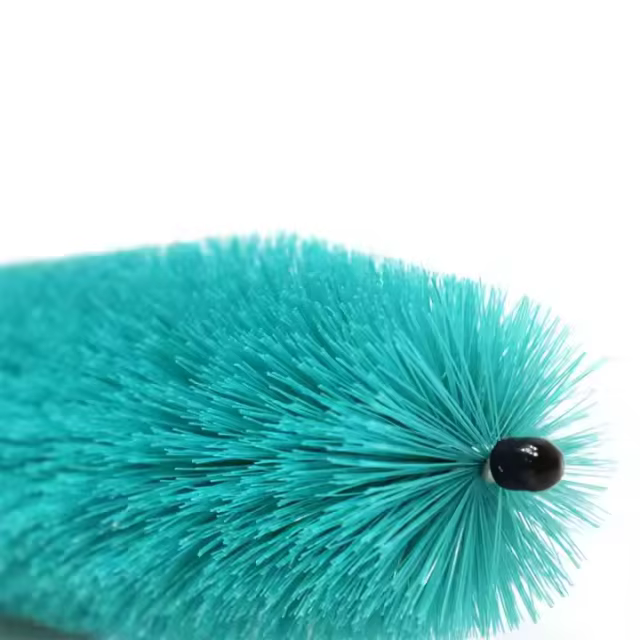 18 Inch Green Soft PP Bristles Car Detailing Wheel Tire Hub Brush for Car Detailing