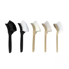 Soft Plastic PP Car Detailing Hair Brush Auto Wheel Tire Brush for Effective Car Wash Cleaning