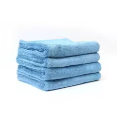 Blue 1200gsm 50*70cm Double-Layer Microfiber Car Wash Towel Drying Cloth Made of PVA Coral Fleece Polyester for Car Cleaning