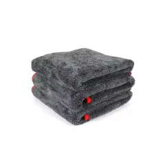 1100 Gsm Double-Sided Microfiber Drying Towel 40*40 Cm for Car Care and Cleaning Made From Coral Fleece Fiber