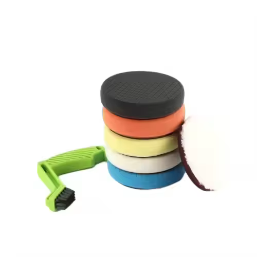 7-Piece 5 Inch Car Detailing Kit Car Buffing and Polishing Foam Sponge Pad Sets