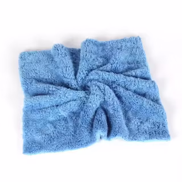 40x40 cm Coral Fleece Car Drying Microfiber Cloth Towel 500 Gsm Soft Polyester for Car Care Car Cleaning