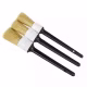 Portable 3 Pcs Set Auto Cleaning Soft Boar Hair Car Detailing Brush for Car Wash & Dust Removal