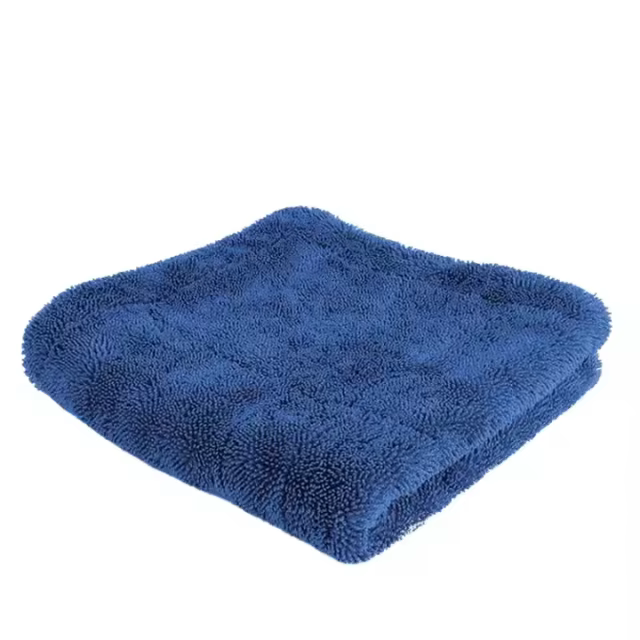 40x40cm Blue Microfibre Polyester Car Care Cloth 500gsm 1200gsm Detailing Cleaning Drying Washing Towel
