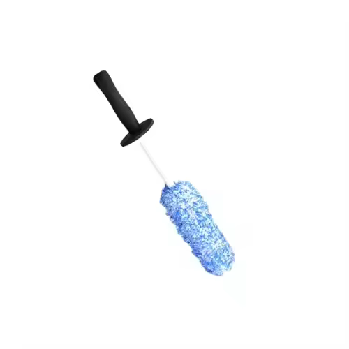 Blue Microfiber Car Washer Brush Plastic and EVA Material for Wheel Hub Washing Cleaning Detailing-Auto Care