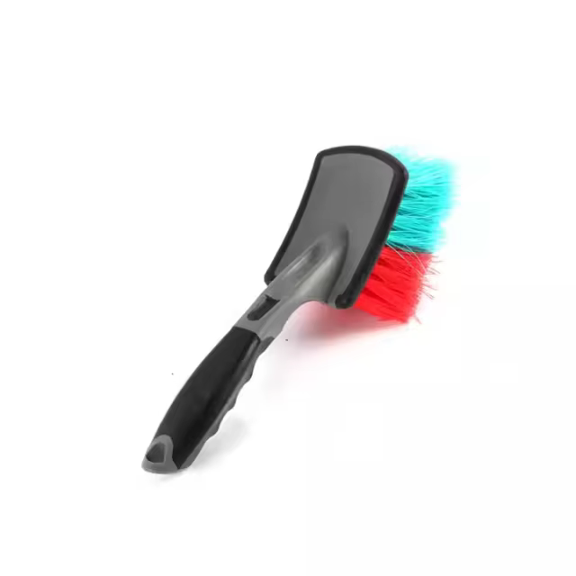 Two-Color Soft PP Car Wash Brushes Wheel Detailing Tire Cleaning Brush for Car Detailing