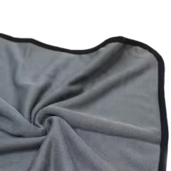 Microfiber Towel for Car Care 600gsm Gray 0.4x0.4m Drying Cloth Polyester Material
