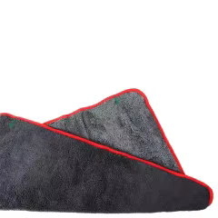 1100 Gsm Double-Sided Microfiber Drying Towel 40*40 Cm for Car Care and Cleaning Made From Coral Fleece Fiber