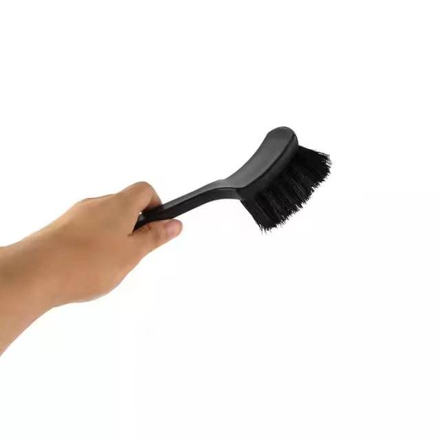 Soft Plastic PP Car Detailing Hair Brush Auto Wheel Tire Brush for Effective Car Wash Cleaning
