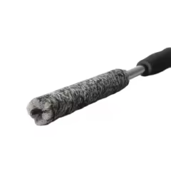 18-Inch Black Wool Wheel Hub Brush for Car Wash Premium Car Wash Brushes