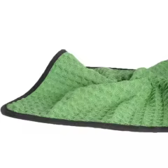 40x40 cm Green Auto Detailing Cloth Car Glass Towel for Car Care