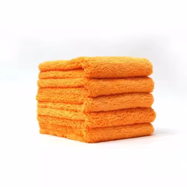 500 Gsm 40x40 cm Coral Fleece Car Drying Microfiber Cloth Towel for Car Care