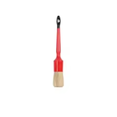 100% Boar Bristles Hair Car Cleaning Detailing Brush Red Colors Plastic Material for Car Care and Dust Removal