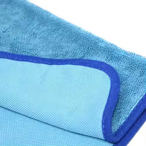 Blue 600 Gsm Microfiber Towel 50x70 cm Detailing Drying Cloth for Car Care Fiber Material 1200gsm Weighted