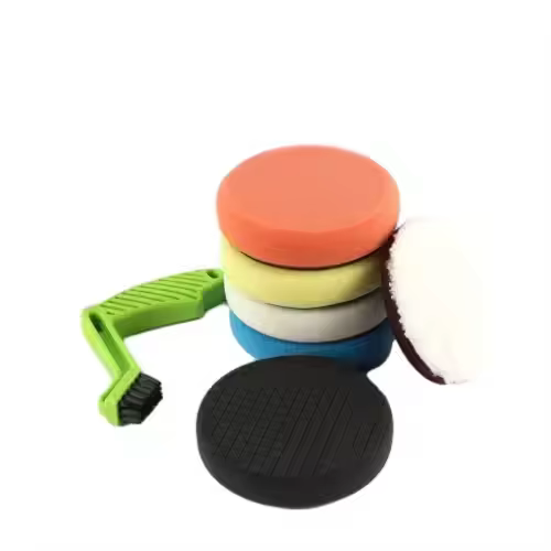 7-Piece 5 Inch Car Detailing Kit Car Buffing and Polishing Foam Sponge Pad Sets