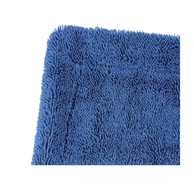 40x40cm Blue Microfibre Polyester Car Care Cloth 500gsm 1200gsm Detailing Cleaning Drying Washing Towel