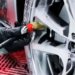 5pcs Set Soft Boar Bristles Car Detailing Brush Plastic Car Wash Cleaning Brush for Car Care