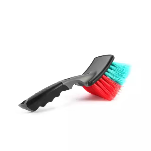 Two-Color Soft PP Car Wash Brushes Wheel Detailing Tire Cleaning Brush for Car Detailing