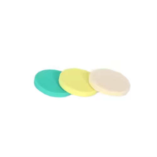 5.5 Inch RO Sponge Polishing Pads Double Layer EVA+ Foam Cut/Polish/Finish Pads for Car Detailing Block Pattern