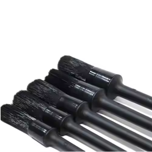 Set of 5 Soft PP Plastic Auto Detailing Brushes Car Wash and Dust Brushes 5 Pcs Pack