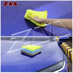 Microfiber Cleaning Cloths Car Interior Exterior Highly Absorbent Car Wash Rags Lint Free Cleaning Rag 16"x16" Yellow