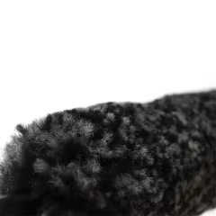 Black Car Wool Microfiber Tire Wheel Hub Cleaning Detailing Brush for Car Care