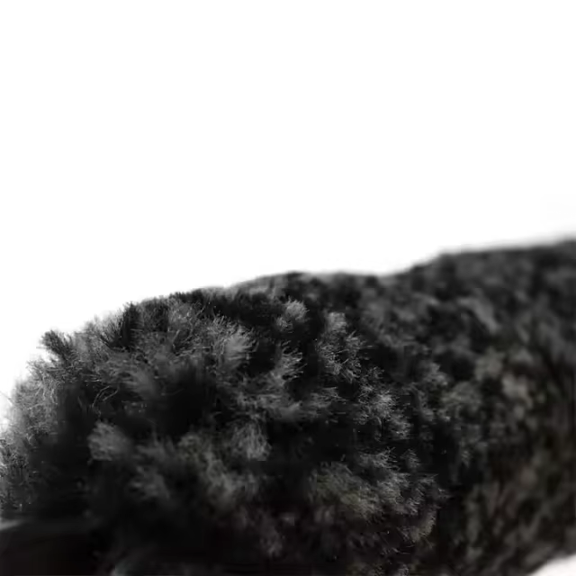 Black Car Wool Microfiber Tire Wheel Hub Cleaning Detailing Brush for Car Care