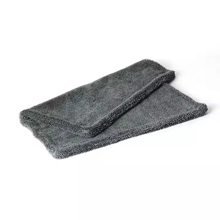 50*70cm Double-Sided 1200Gsm Microfiber Drying Towel for Car Care Lightweight Fiber Car Wash Towel