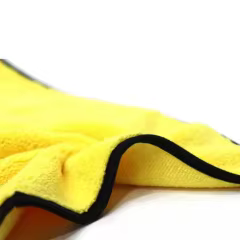 Professional Dual Action Long Short Side Car Polishing Towel Black/Gray/Yellow/Blue-for Drying Car Wash Towel