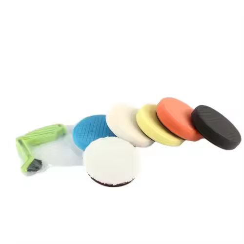 7-Piece 5 Inch Car Detailing Kit Car Buffing and Polishing Foam Sponge Pad Sets