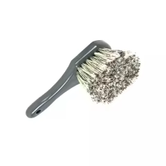 Gray PP Soft Hair Car Wheel and Tire Washing Cleaning Detailing Brush for Car Care and Wash Brushes