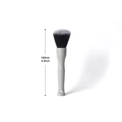 2-Pcs Black Soft Hair Brush Set for Car Detailing & Cleaning Plastic Dust Brush with Handle for Car Washers