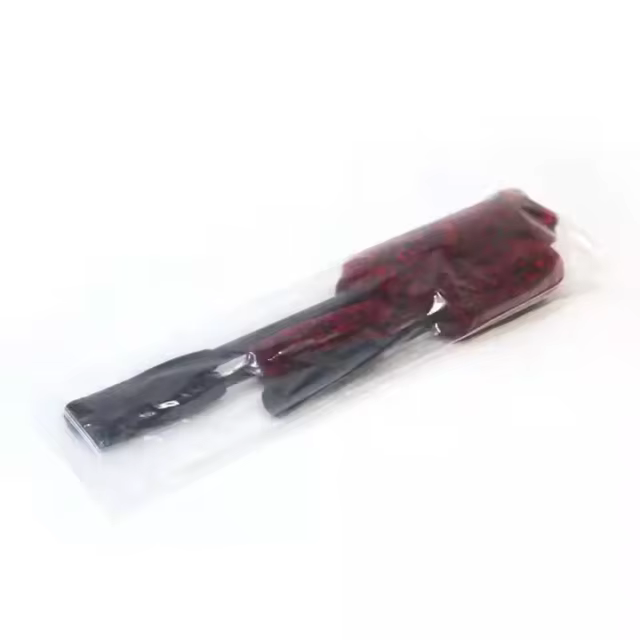 3-Piece Set Red Wool Hair Car Detailer Brush with EVA Handle for Cleaning Car Hubs and Washed Vehicles